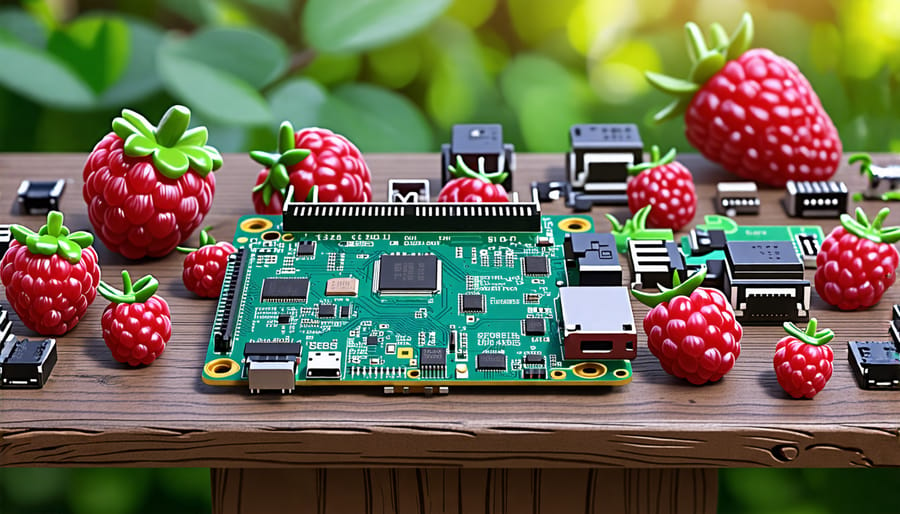 Various Raspberry Pi models suitable for hosting a Minecraft server