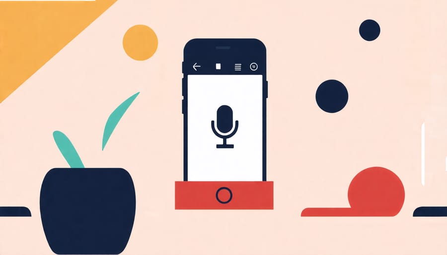 Illustration of a custom voice assistant in action