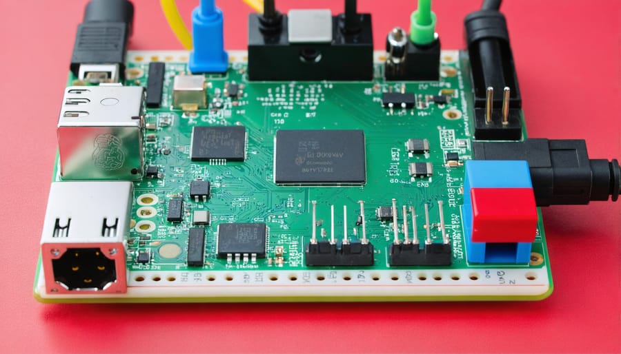 Raspberry Pi interfacing with external components through GPIO pins