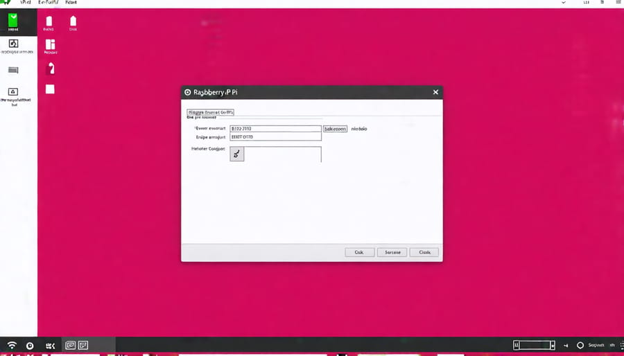 Configuring Wi-Fi settings on the Raspberry Pi OS