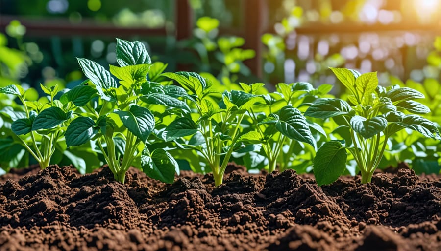 Smart gardening setup with Raspberry Pi and soil moisture sensors for plant monitoring and automated watering