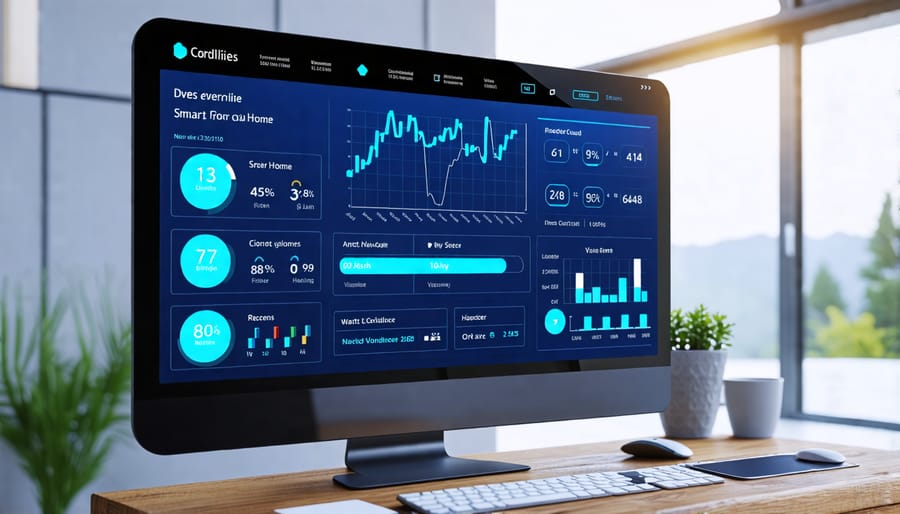 Example of a Raspberry Pi-powered smart home dashboard interface