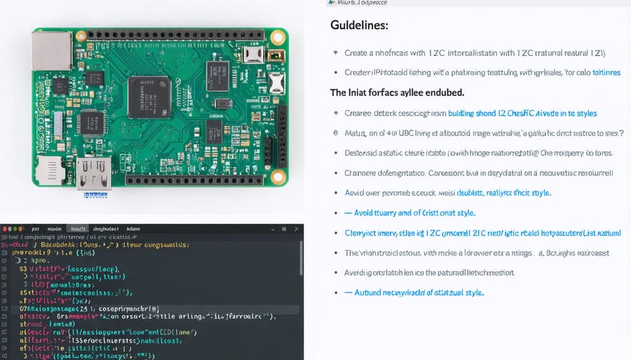 Raspberry Pi configuration screen showing enabled I2C interface