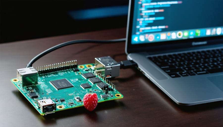 Portable Raspberry Pi hacking device with Kali Linux, ready for penetration testing