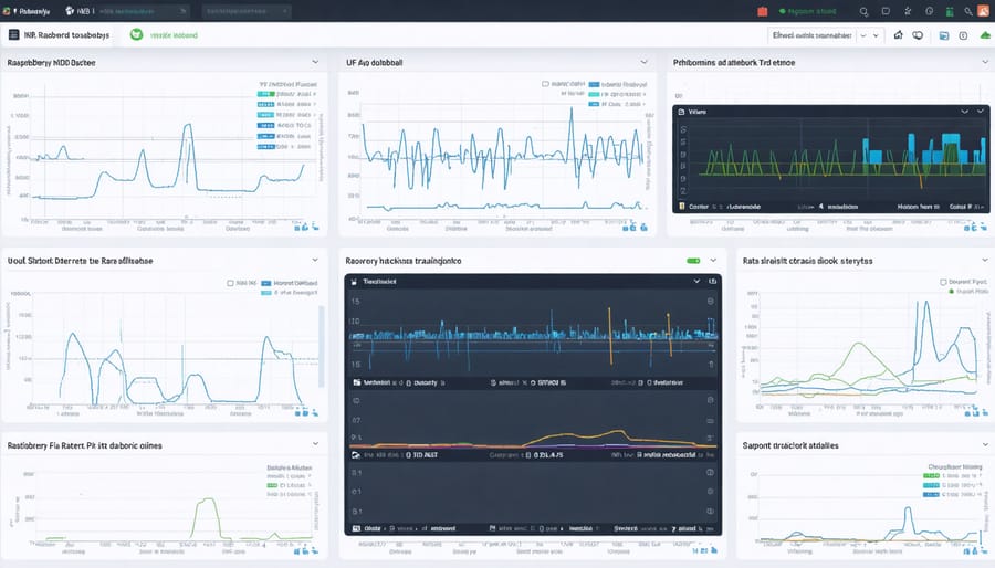 Network Intrusion Detection System (NIDS) dashboard running on a Raspberry Pi