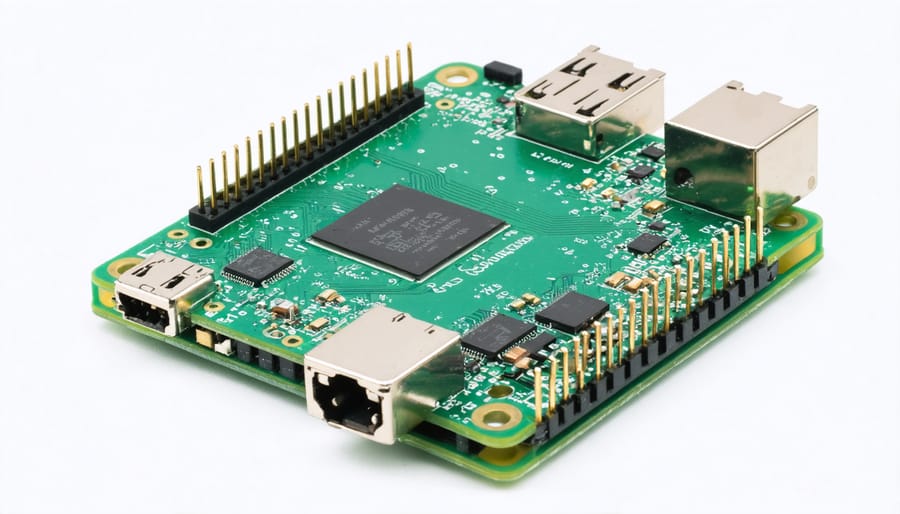 Raspberry Pi with a connected 1-Wire sensor