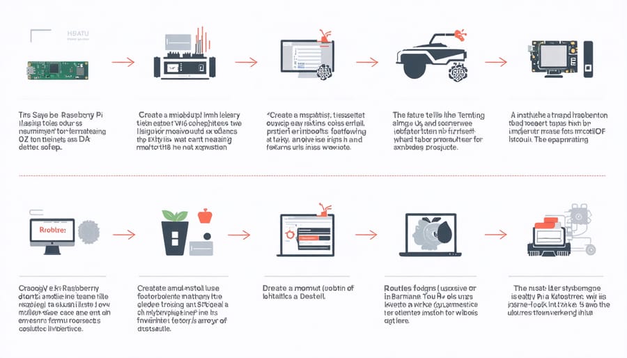 Visual guide for installing Raspberry Pi OS for robotics