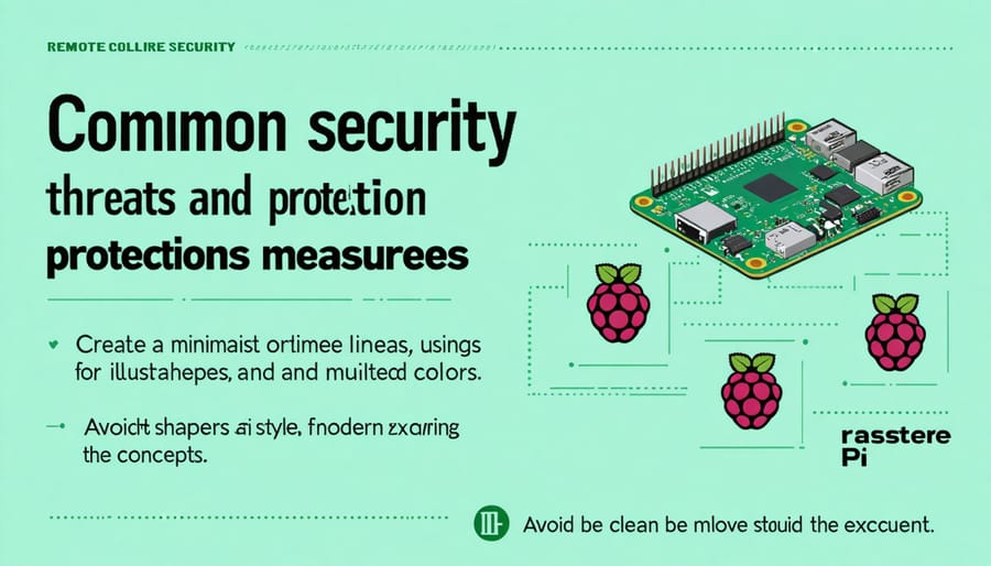 Security best practices diagram for remote Raspberry Pi control