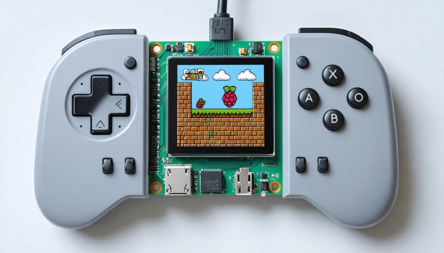 Raspberry Pi Zero configured as a retro gaming console