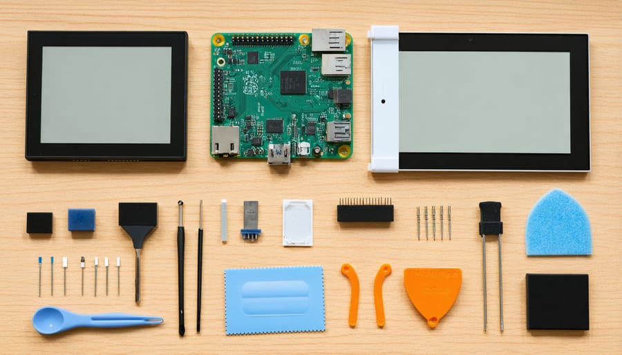 Components and tools needed to build a smart mirror with Raspberry Pi