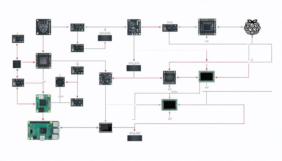 Decision tree flowchart helping users choose between Raspberry Pi and other embedded platforms