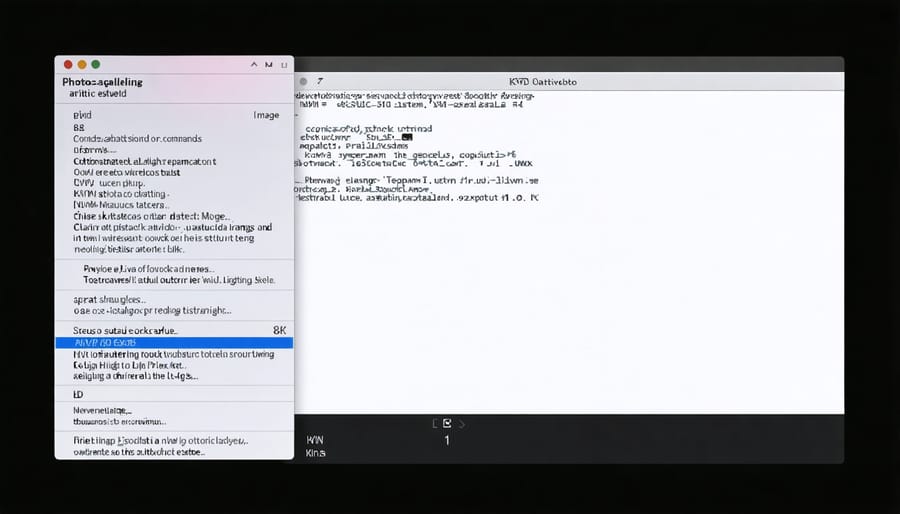 Command line interface displaying KVM installation process on Raspberry Pi