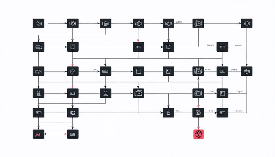 Decision tree diagram showing how to choose the right Raspberry Pi operating system based on different project needs