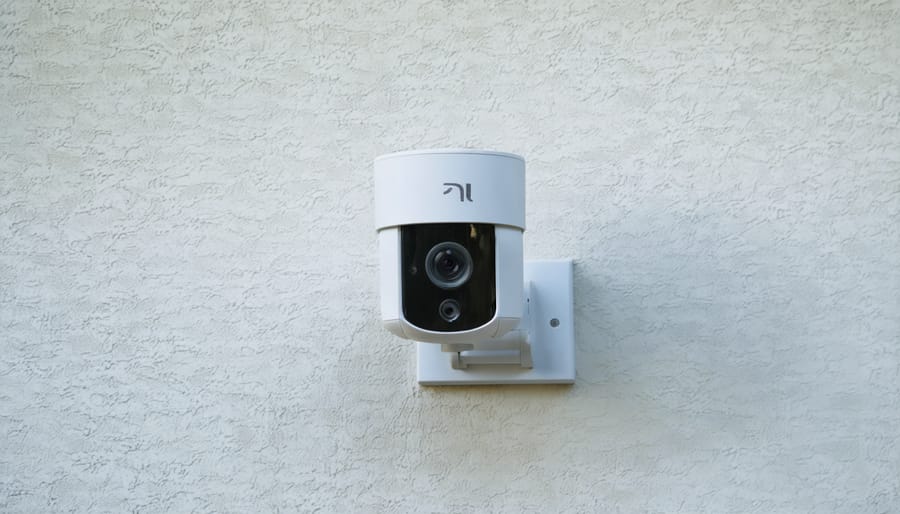 Working Raspberry Pi Zero security camera installation with camera module