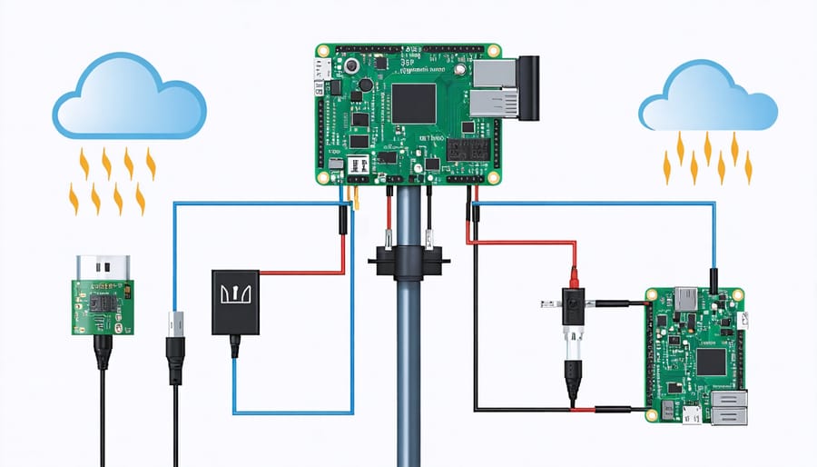 Step-by-step connection of temperature and humidity sensors to Raspberry Pi Zero