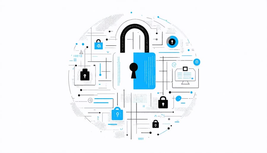 Layered security measures protecting backed up data