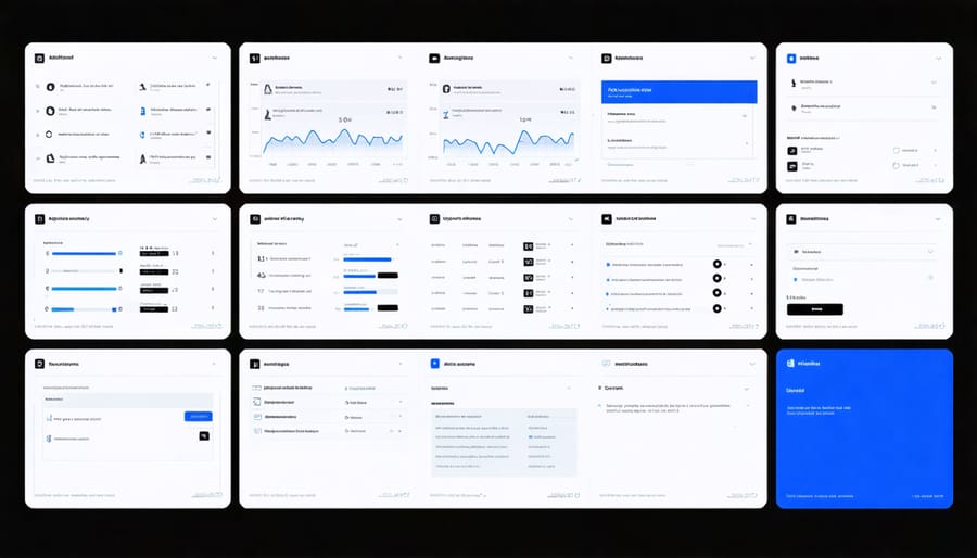 Dashboard views of Nagios, Zabbix, and Pi-hole monitoring interfaces