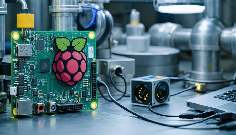 Industrial monitoring system using Raspberry Pi with multiple environmental sensors