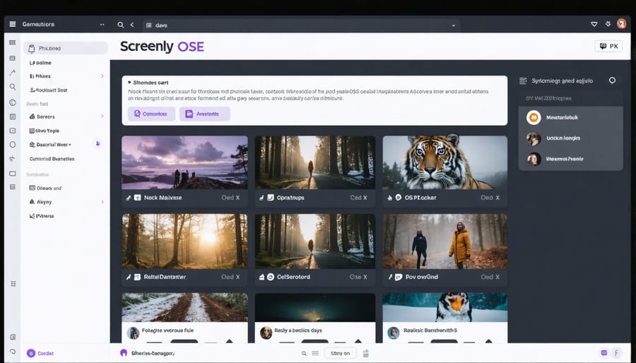Screenly OSE digital signage management interface