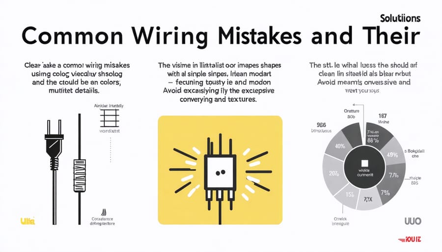Troubleshooting guide showing incorrect and correct sensor wiring configurations