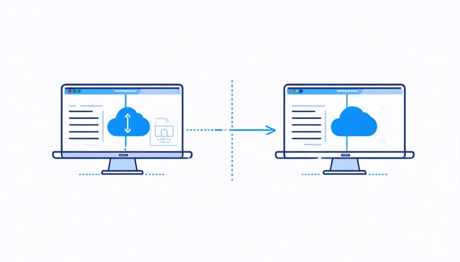 Comparison diagram of file-based and image-based cloud backup methods