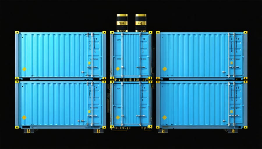 Screenshot of Docker containers running on Raspberry Pi with resource usage statistics