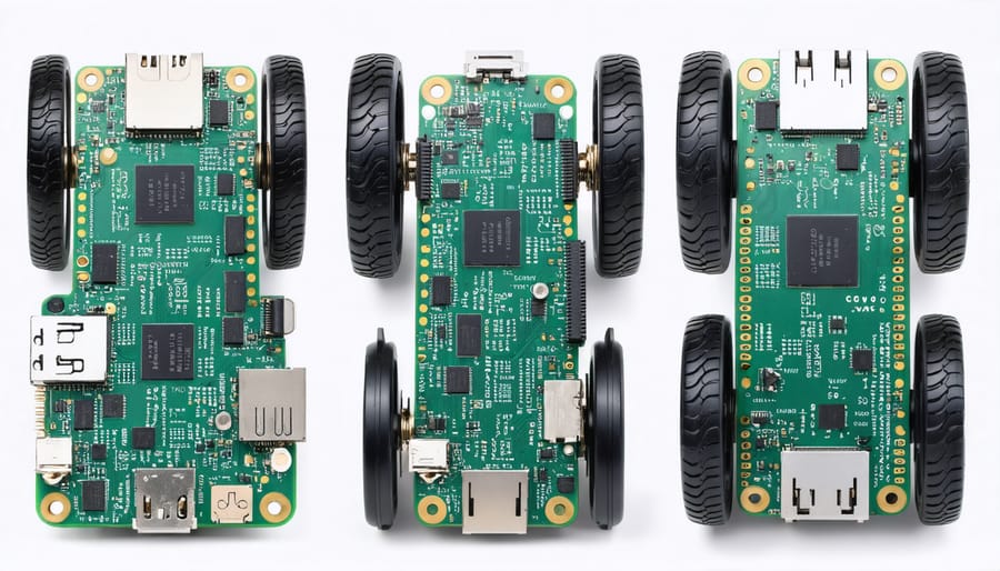 Hardware setup process for a Raspberry Pi-based autonomous navigation system