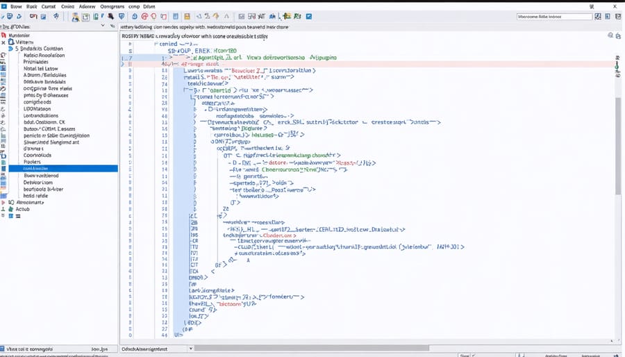Screenshot of network automation script with scheduled tasks in crontab