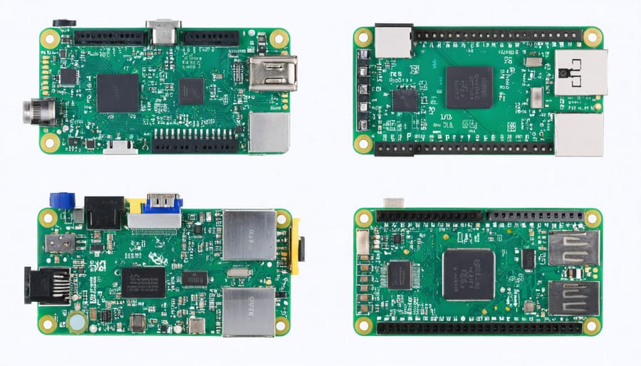 Various USB-C power supplies and battery packs compatible with Raspberry Pi 4