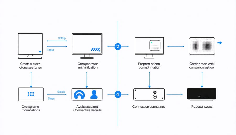 Troubleshooting diagram illustrating common OBD-II and Raspberry Pi connection problems