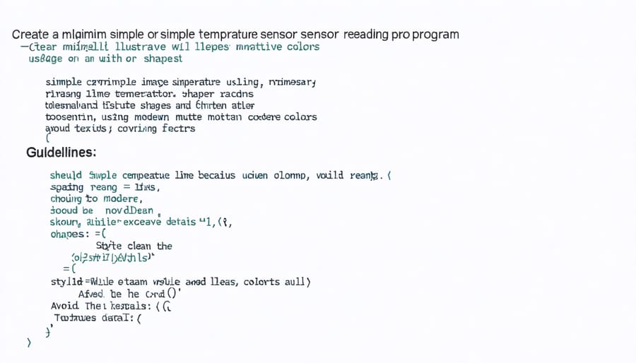 Annotated Python code example for reading temperature sensor data on Raspberry Pi