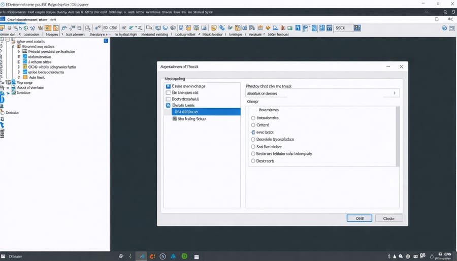 Development environment setup with GUI builder tools and code editor for Raspberry Pi