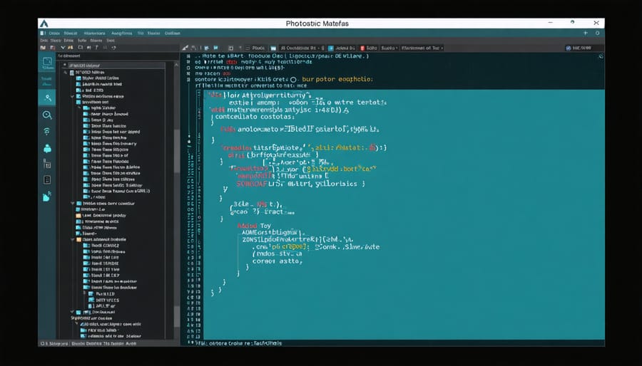 Screenshot of Arduino IDE with motor control programming example
