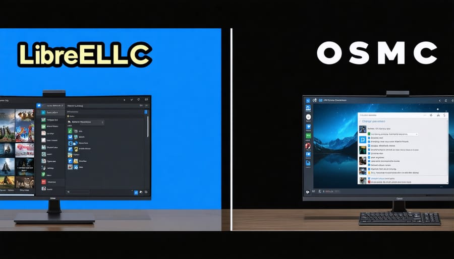 Comparison of LibreELEC and OSMC media center user interfaces