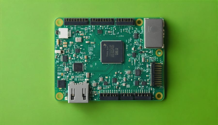 Educational programming environment showing Scratch and Python IDE in Raspberry Pi OS