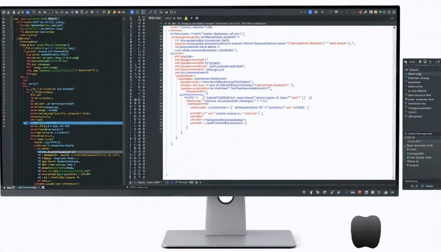 Development environment interface for Pi SDK with multiple development tools visible