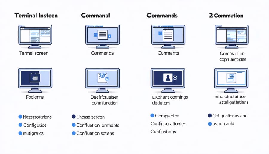 Visual guide showing XYZ software installation steps on Raspberry Pi