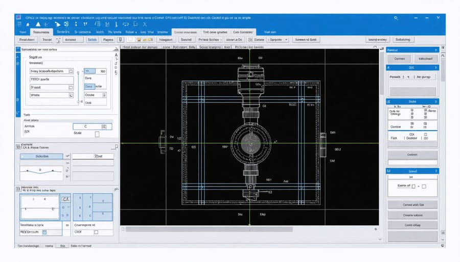 Computer screen showing CAM software interface with toolpath simulation for a Raspberry Pi component