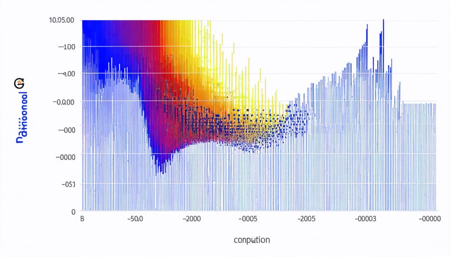 Graph comparing different g computation performance parameters and optimization results