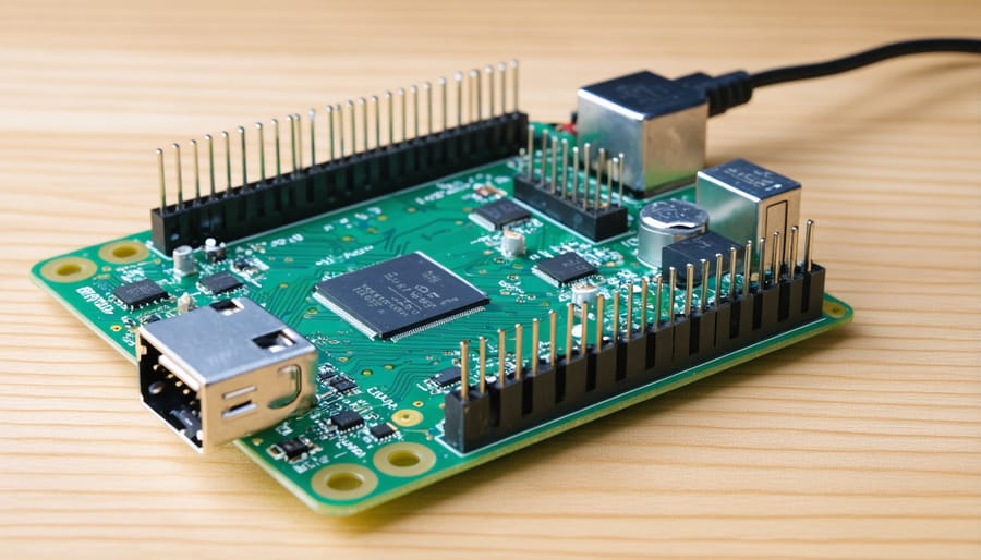 MPU6050 sensor connected to Raspberry Pi showing proper mounting and wiring