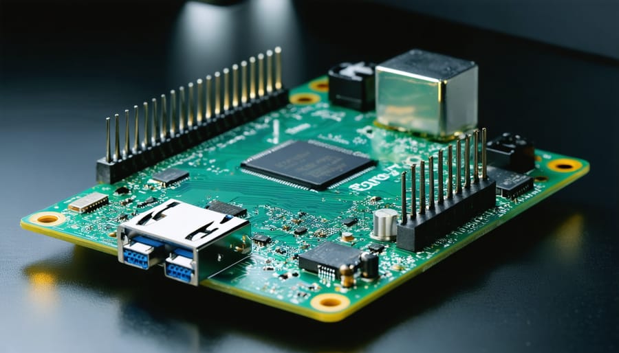 Raspberry Pi connected to multiple sensors with real-time data visualization display