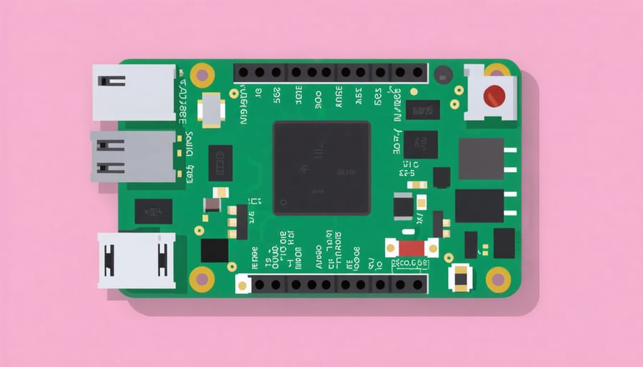 Raspberry Pi Zero GPIO pinout diagram with labeled pins and their functions
