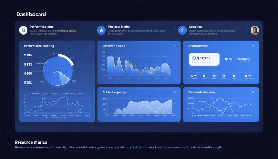 Screenshot of system performance metrics and resource utilization on Raspberry Pi analytics platform