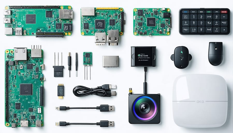 Home automation setup using multiple Raspberry Pi devices in modern living space