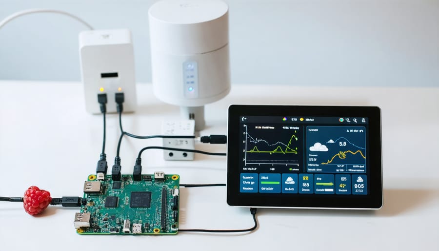 DIY weather station built with Raspberry Pi and environmental sensors