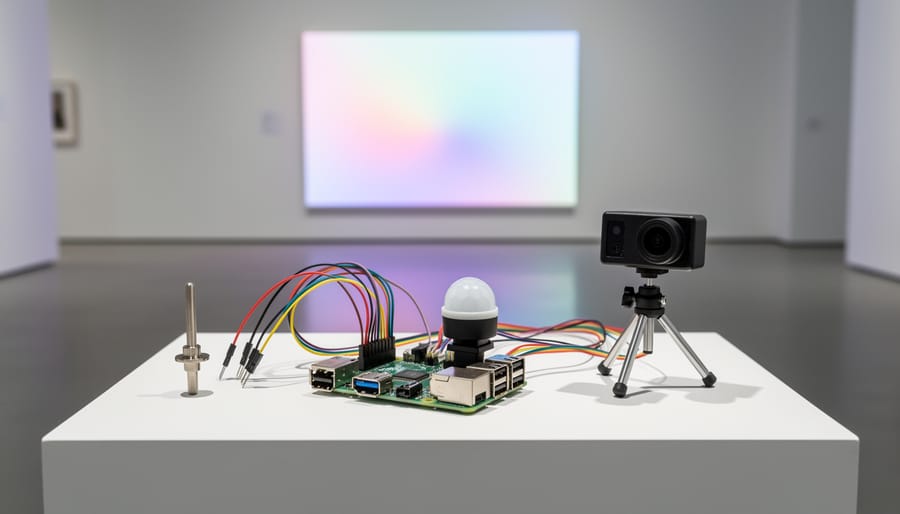 Collection of sensors and modules used for data collection with Raspberry Pi